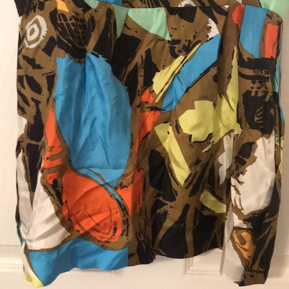 AUTh. BALENCIAGA Fall Spring Party Black/Brown Mini Silk Casual Dress XS NEW! - Picture 5 of 11